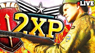 Double XP Grind COD WW2 Level Up Fast in COD WWII Going for Live V2 Rockets and Vicious Medals