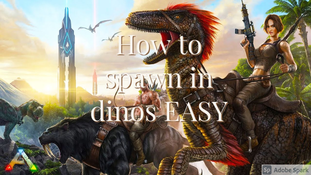 How to spawn in dinos EASY [ARK Survival Evolved] YouTube