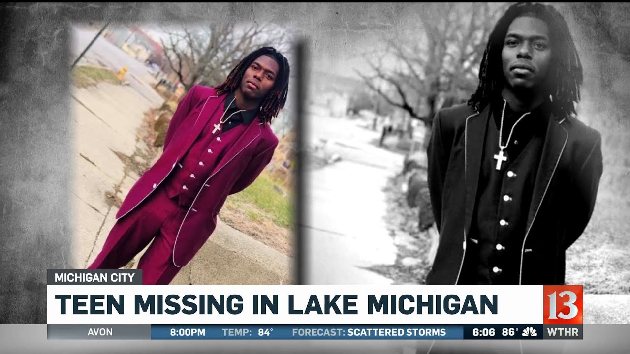 Teen missing in Lake Michigan - YouTube