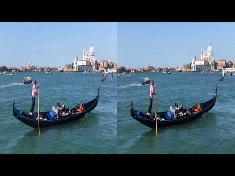 VR 3D фильмы - Венеция в 3D - Стерео ФОТО кино HDTV