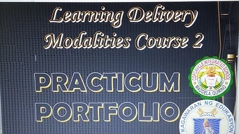 Part 1 LDM Course 2 Practicum Portfolio