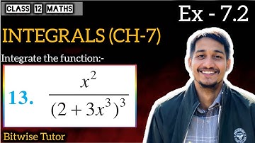 Ex 7.2 class 12 maths q13 | Ex 7.2 q13 class 12 | Question 13 exercise 7.2 Class 12