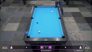 A vs B - THE BREAK ROOM - TABLE 2 | EvoSports