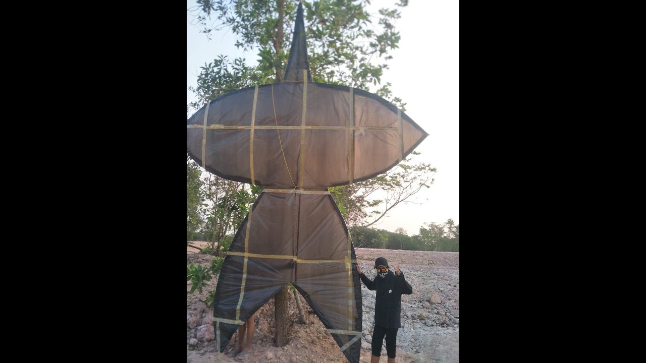 การเอาว่าวจุฬา 5 เมตร ขึ้นลง  และ วิธีทำว่าวแบบบ้านๆ .รับทำให้ฟรีทั่วโลกครับ