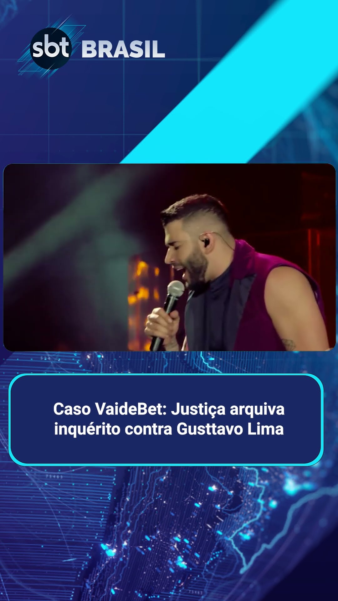 Justiça manda arquivar inquérito contra Gusttavo Lima e donos da VaideBet | SBT Brasil (09/01/25)