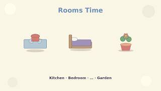 Rooms Time! Soft House for Toddlers | Calm Kids Learning screenshot 2