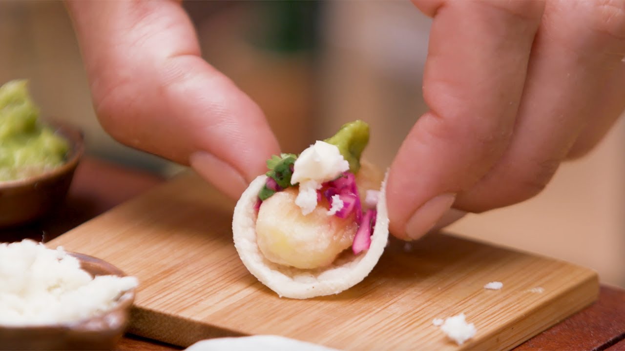The Tiniest Fish Tacos in the World | Tiny Kitchen | Tastemade