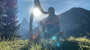 Andy Aquarius, Ambassador of Zermatt {Celtic Harp, Cow Bells, Crickets...Matterhorn}