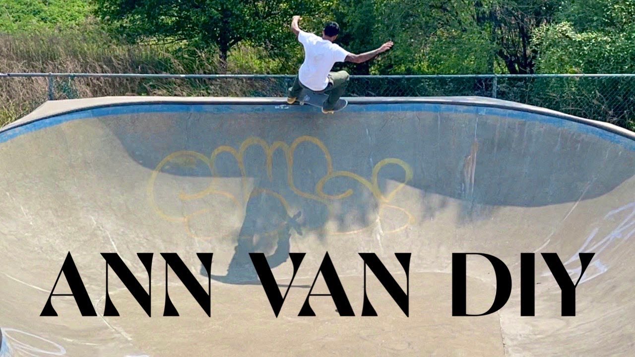 Backside 180 airwalk over a SPINE - BEST DIYs - YouTube