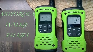 Motorola Waterproof Multi-function Walkie Talkies Unboxing, Use, and Review [Motorola Walkie Talkie]