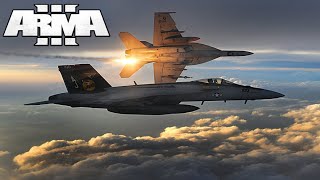 Arma 3 MILSIM Shorts | KOG F/A-18 POV | FAC(A) Engagement Example