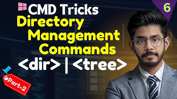 Directory management commands | dir  command | tree command | File and Directory Management | Part-2