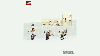 LEGO instructions - Magazine Gift - 891843 - Samurai X - YouTube