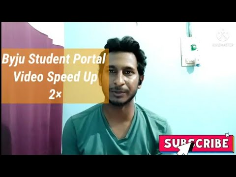 How to increase speed of byju's student portal video? Speed up byju student portal video Byju's Ias