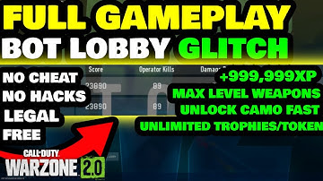 *NEW* THE TRUE BOT LOBBY GLITCH FULL GAMEPLAY AND TUTORIAL REQUESTED! DMZ/MW2/WARZONE/GLITCHES