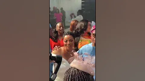 Toke Makinwa as she pulls up in her luxury car for her child's dedication #short  #shortsfeed