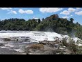 Rheinfall in Switzerland. Рейнський водоспад у Швейцарії.