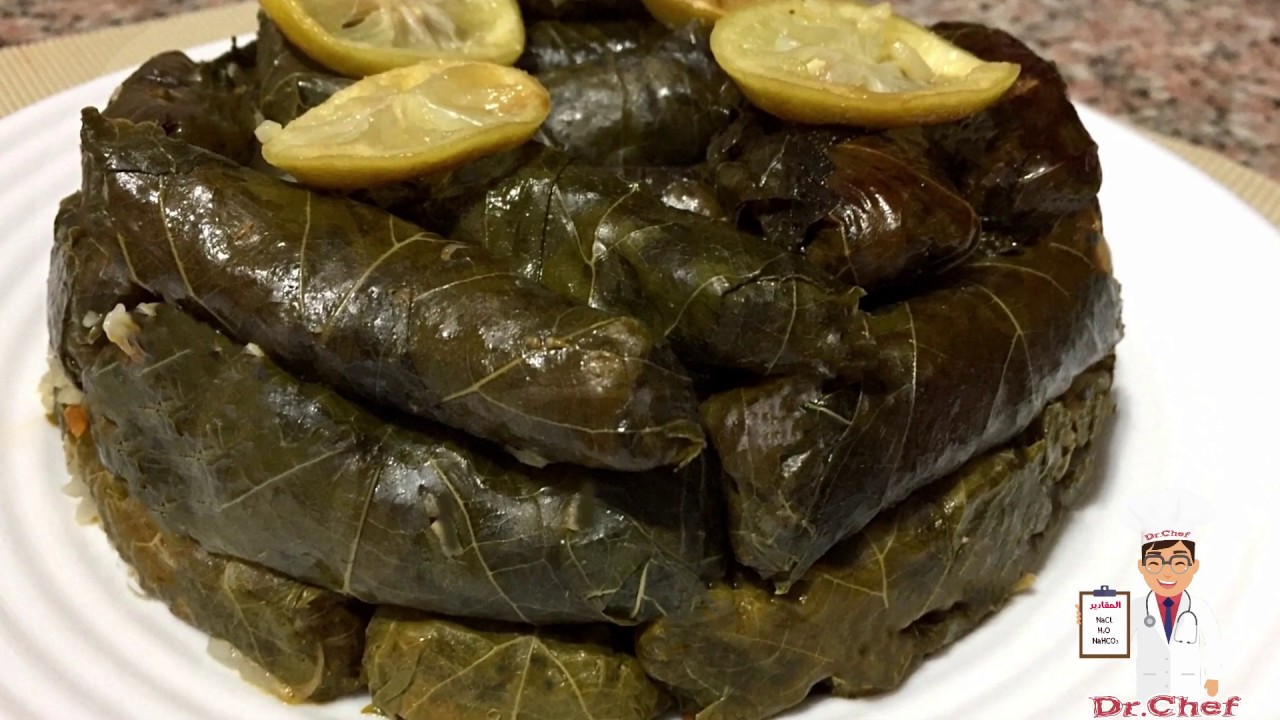 طريقه عمل محشي ورق العنب بكل سهوله How to Make Egyptian Stuffed Vine leaves YouTube