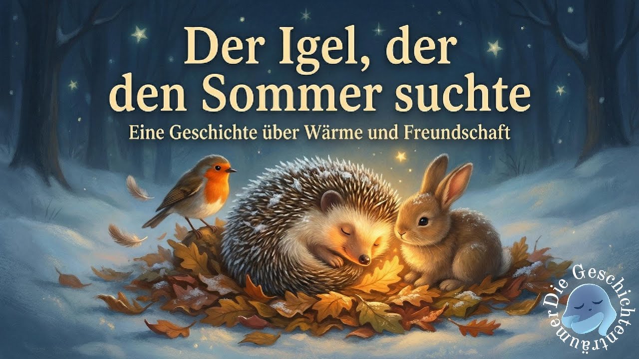 Der Igel, der den Sommer suchte – Gute Nacht Geschichte für Kinder