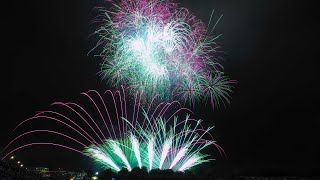 第57回常総きぬ川花火大会2024　篠原煙火店　花火の巨匠　スーパースターマインの競演　茨城県常総市