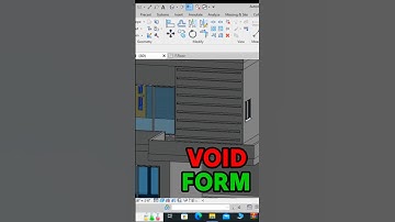 Void Form In Revit #revit #revitarchitecture #autodeskrevit #3dmodelingsoftware