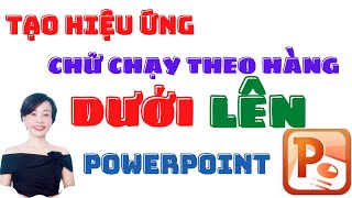 Cách tạo hiệu ứng chạy chữ trong PowerPoint – Thủ Thuật Phần Mềm