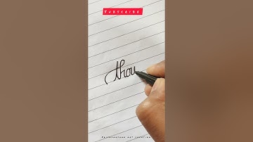thought" cursive writing #shorts #ytshorts #beginners #calligraphy #satisfying #viral