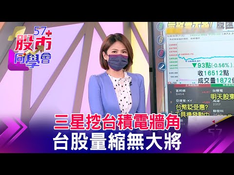 量縮無大將 股匯雙悶！ 只等台積電股東會？！／APPLE WWDC雷聲大雨點小？蘋概嗨不起來？！／營收前段班出爐！車用跑最快？誰具「漲」相？《57股市同學會》王兆立 連乾文 鄧尚維 20220607