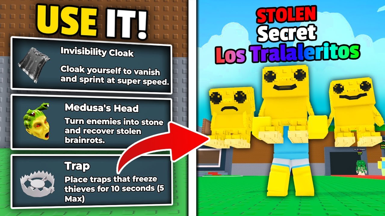 I Used This Items to Stole Secret Brainrot 😱 Steal a Brainrot
