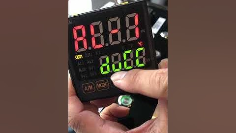 Setting up Autonics Temperature Controller TK4W-A4RN