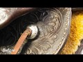 Cleaning a Saddle with Ground in Dirt