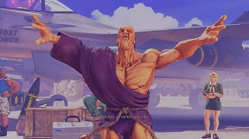 Guile VS Oro (Coppernickle) | Rare Double Perfect K. O. | Street Fighter V: Champion Edition