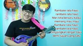 RAMBATE RATA HAYO - RHOMA IRAMA - MANDOLIN COVER