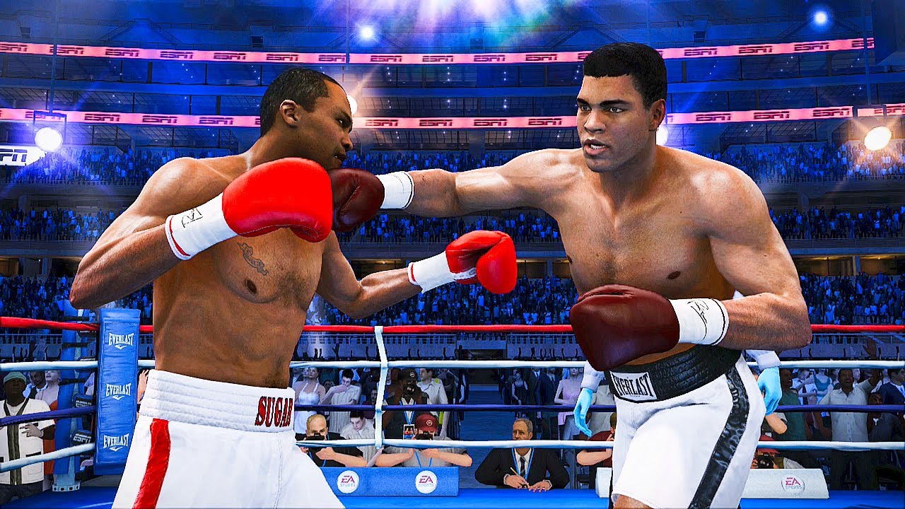 Muhammad Ali vs Sugar Ray Leonard Full Fight - Fight Night Champion Simulation