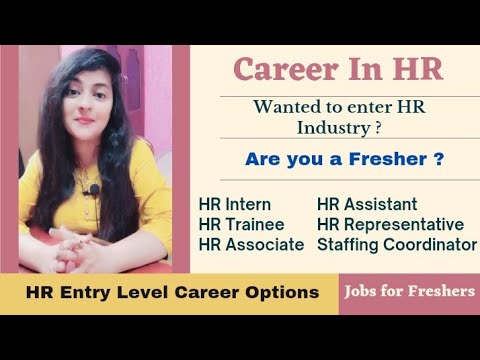 Jobs In Hr Department For Freshers