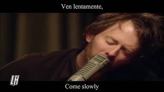 Radiohead Go Slowly Subtitulada en Español + Lyrics chords