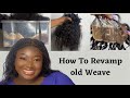 Don’t throw out your old weave! Revamping old weave into New trendy Fulani frontal wig