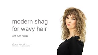 Modern Shag for Wavy Hair