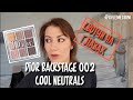 DIOR BACKSTAGE 002 cool neutrals eye palette| свотчи на глазах и макияж |eyes swatches