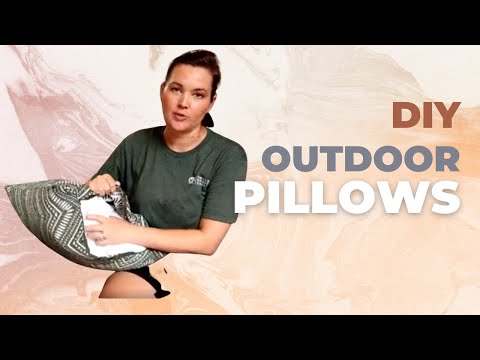 How to Turn Your Indoor Pillows Into Outdoor Pillows | Catherine Arensberg