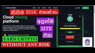 How to Earn Any Crypto Currency Without Any Risk  Green Hornet