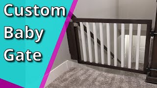 Custom Wood Baby Gate - DIY Build