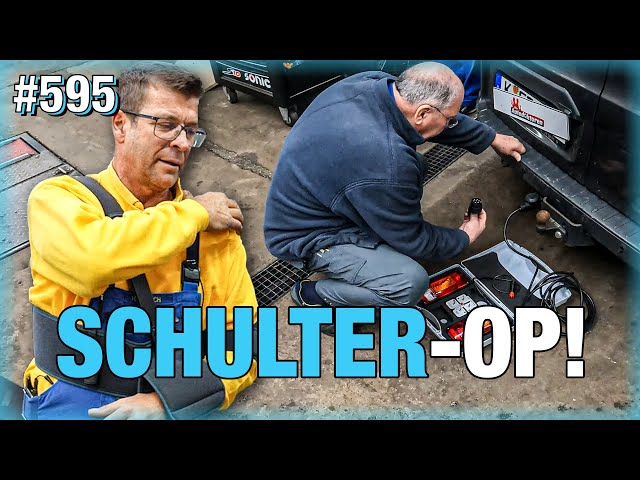 Holger an der Schulter operiert! 😳 | Anhänger-Elektrik im Ford kaputt - Modul schlecht verbaut? class=