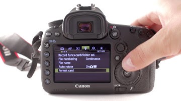 How to Format the Memory Card on your Canon EOS 5D Mark III Camera