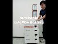 Basengreen 5kwh stackable lifepo4 battery