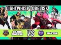 2XKO ▰ LightWhisp (Braum / Darius) vs Obelisk (Thresh / Ahri) ▰ High Level Gameplay