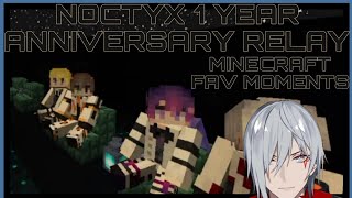 Favorite sussy moments in Minecraft with Noctyx!! 【NOCTYX 1 YEAR ANNIVERSARY RELAY】