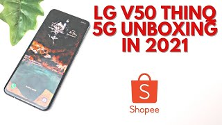 LG V50 THINQ 5G UNBOXING IN 2021 FROM SHOPEE | ENGLISH