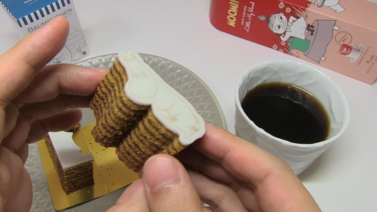 Moomin Baumkuchen and Drip Coffee Bag YouTube