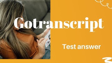 Go transcript - Gotranscript Test Answer - 16 December MCQ quiz Answer